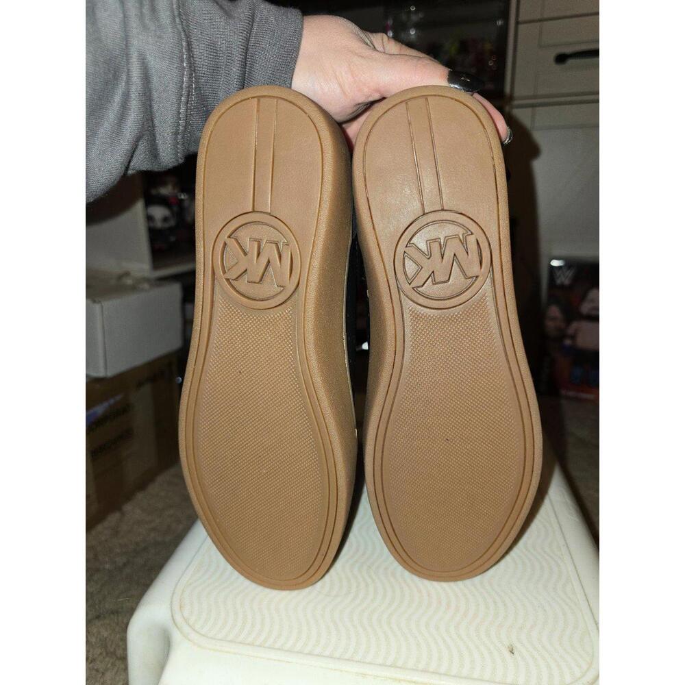 Michael Kors Scotty Leather Gum Sole Sneakers - Picture 6 of 9